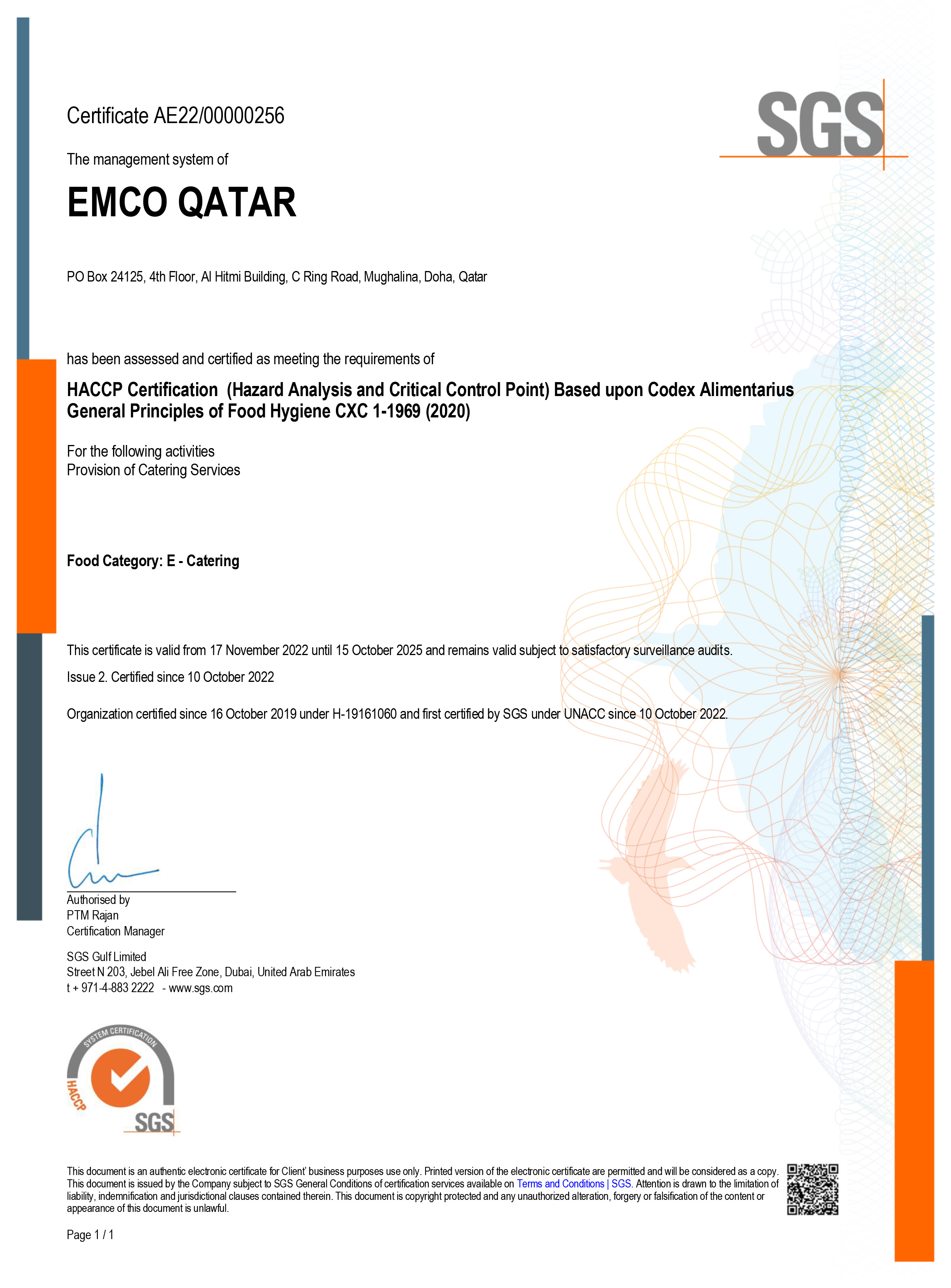 HACCP UNACC